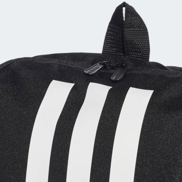 New Adidas 3 Stripes Black & White Backpack Unisex - Picture 5 of 9